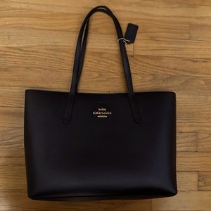 Barely used Coach Tote - Black - no stains/scratches . Smoke free home -